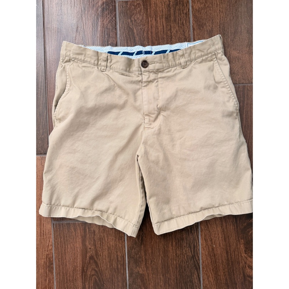 Southern Tide Khaki Flat Front Men's Shorts
